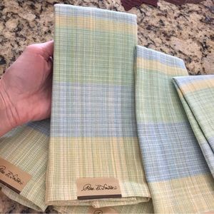 Park Smith Cloth Table Napkins. Set of 8. New!